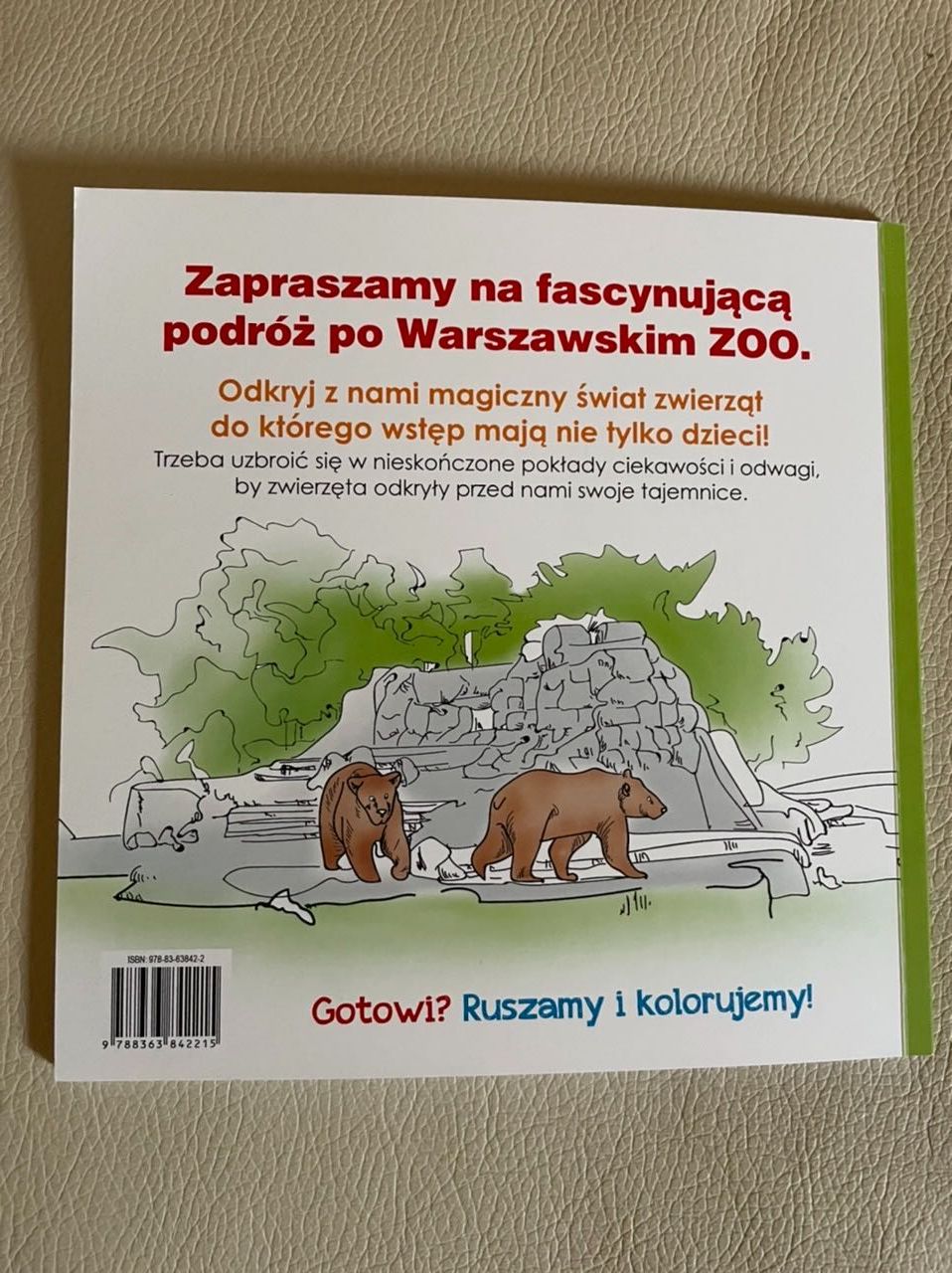 Duża nowa kolorowanka Warszawskie Zoo 72 str przewodnik zoologiczny