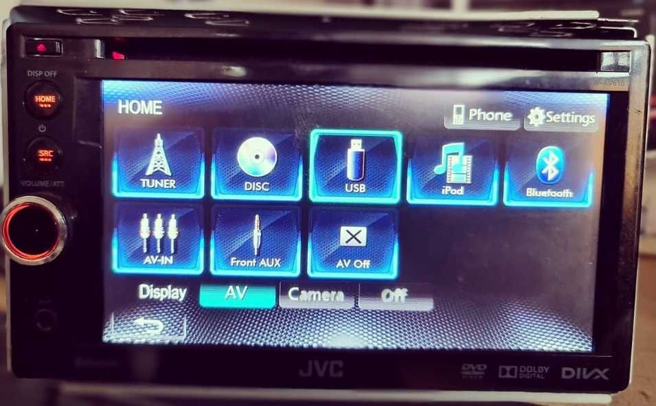 Auto Radio  JVC KW-AV61BT 2 DIN con DiVx