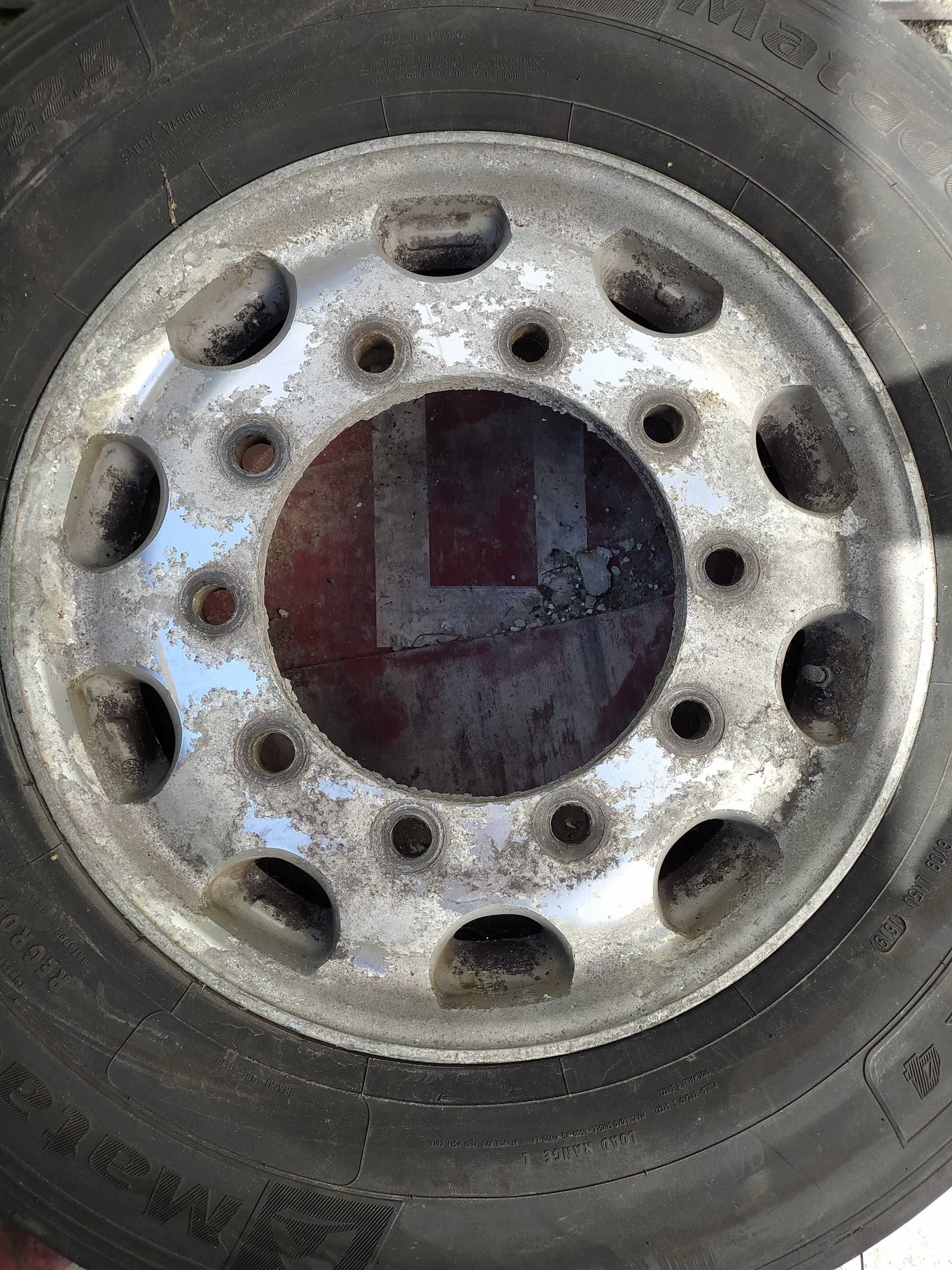 Felga aluminiowa felgi Speedline Alcoa naczepa na tarczy tarcza 22,5