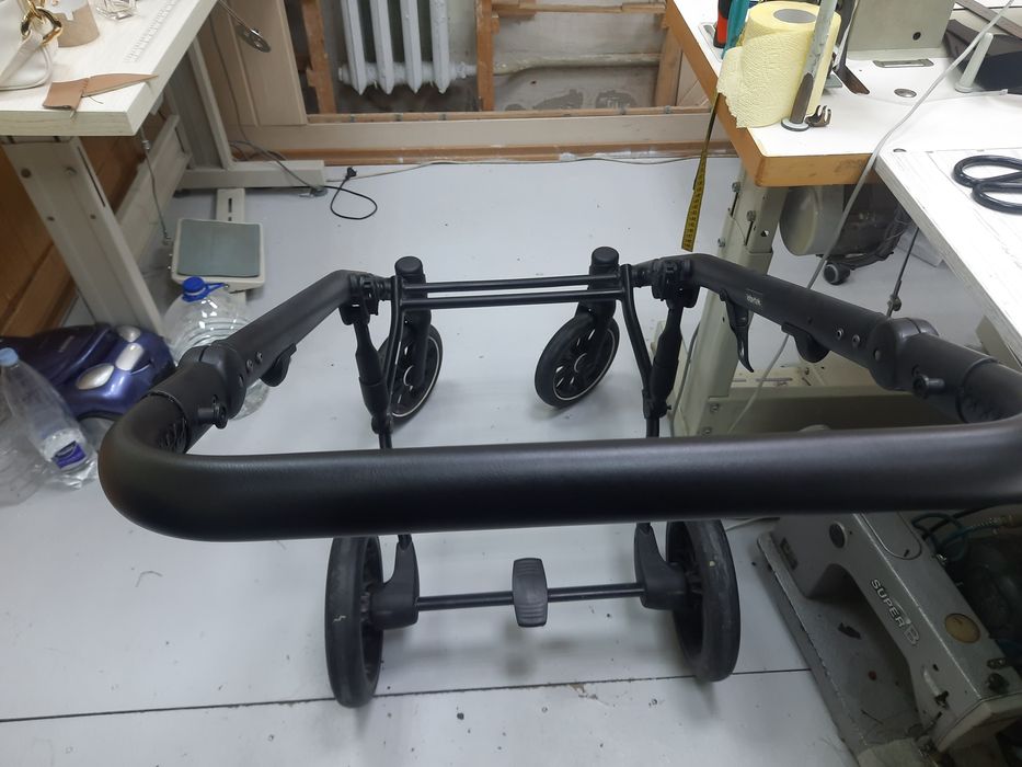 Перетяжка,обшивка,реставрація ручки бампера коляски Cybex,Mutsy,Joolz