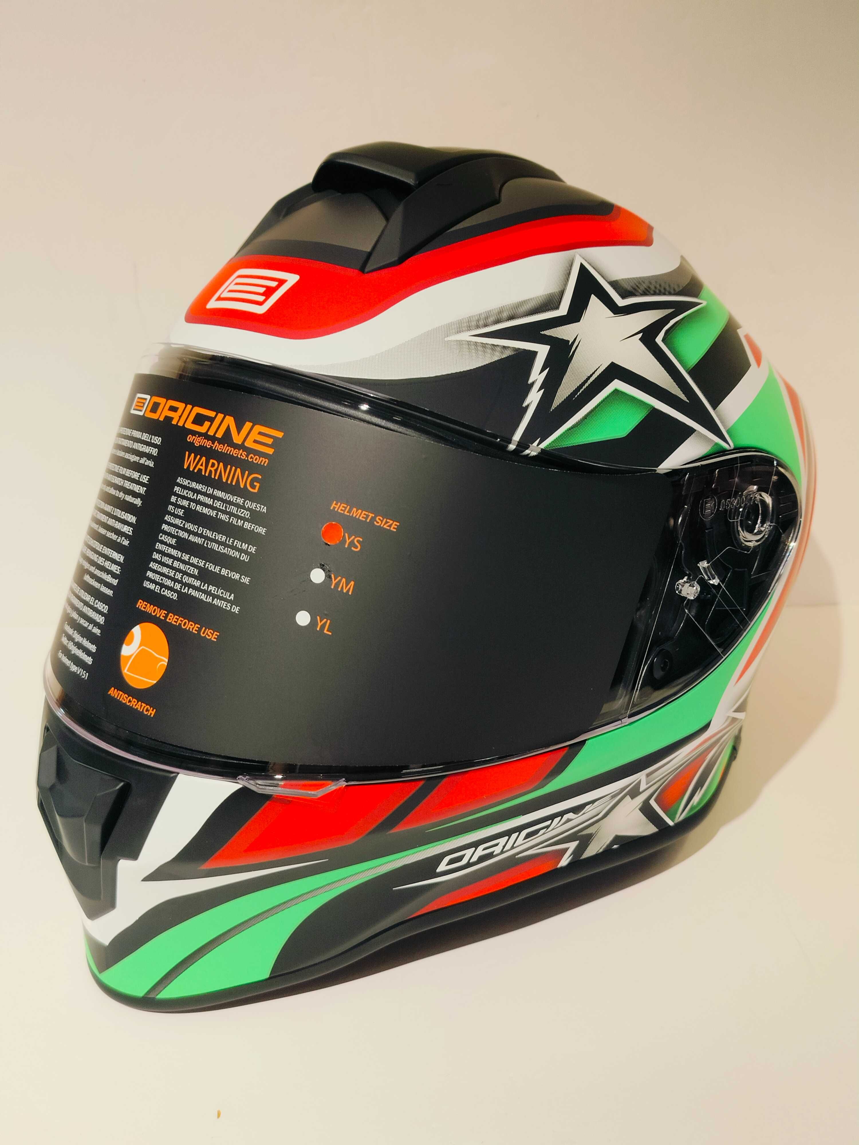 Capacete de criança Origine Dinamo Stars Revolution mota scooter novo