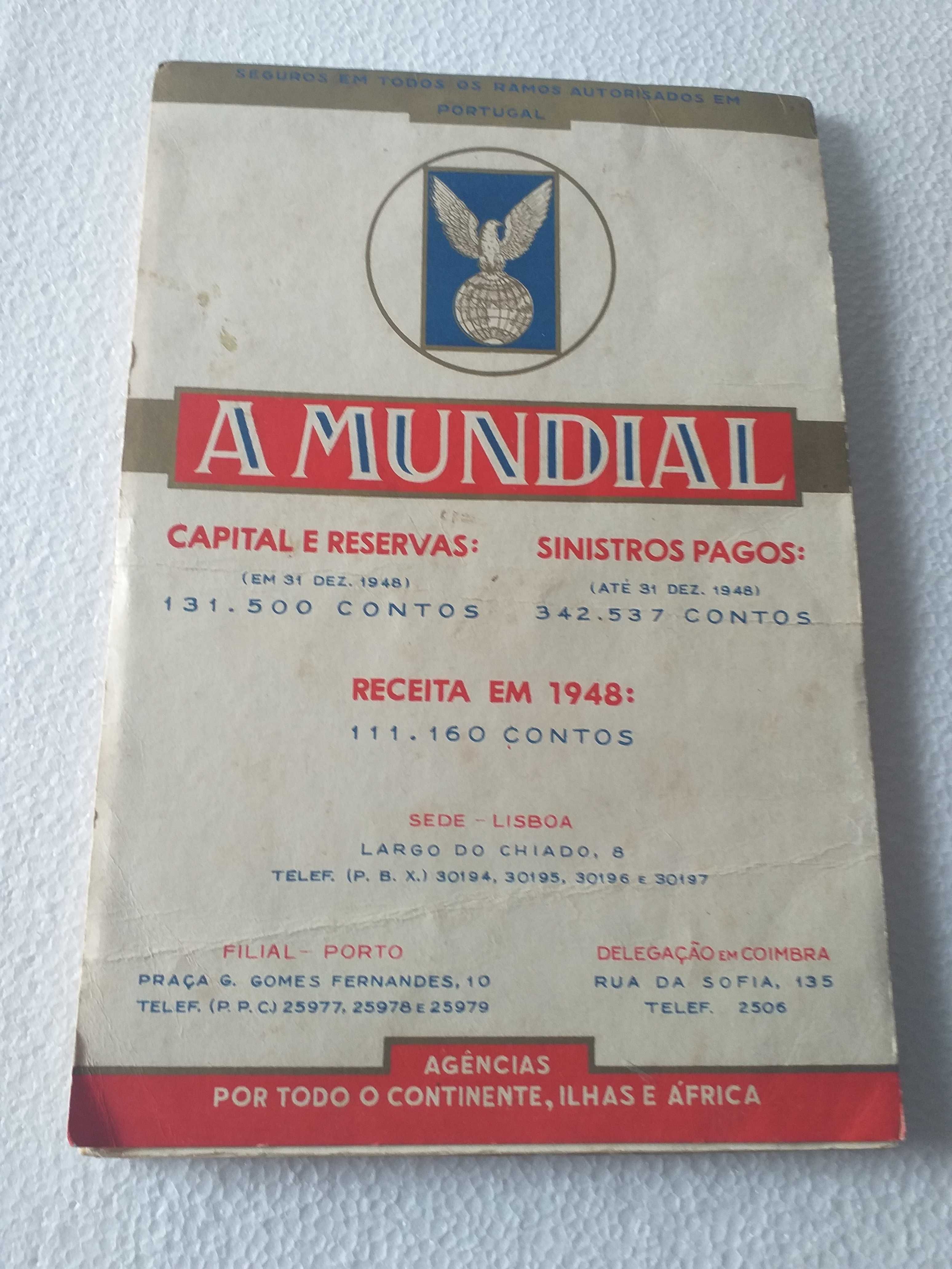 Agenda da Mundial Seguros de 1950