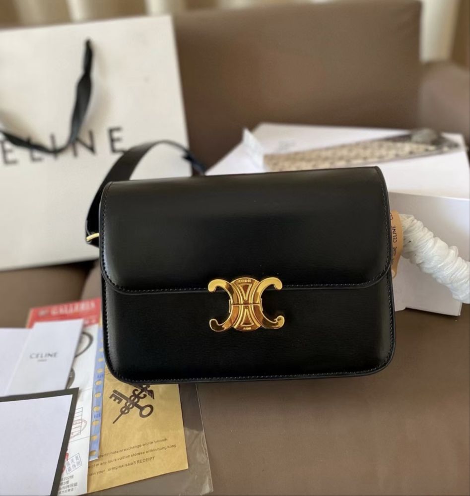 Стильна шкіряна сумочка Celine