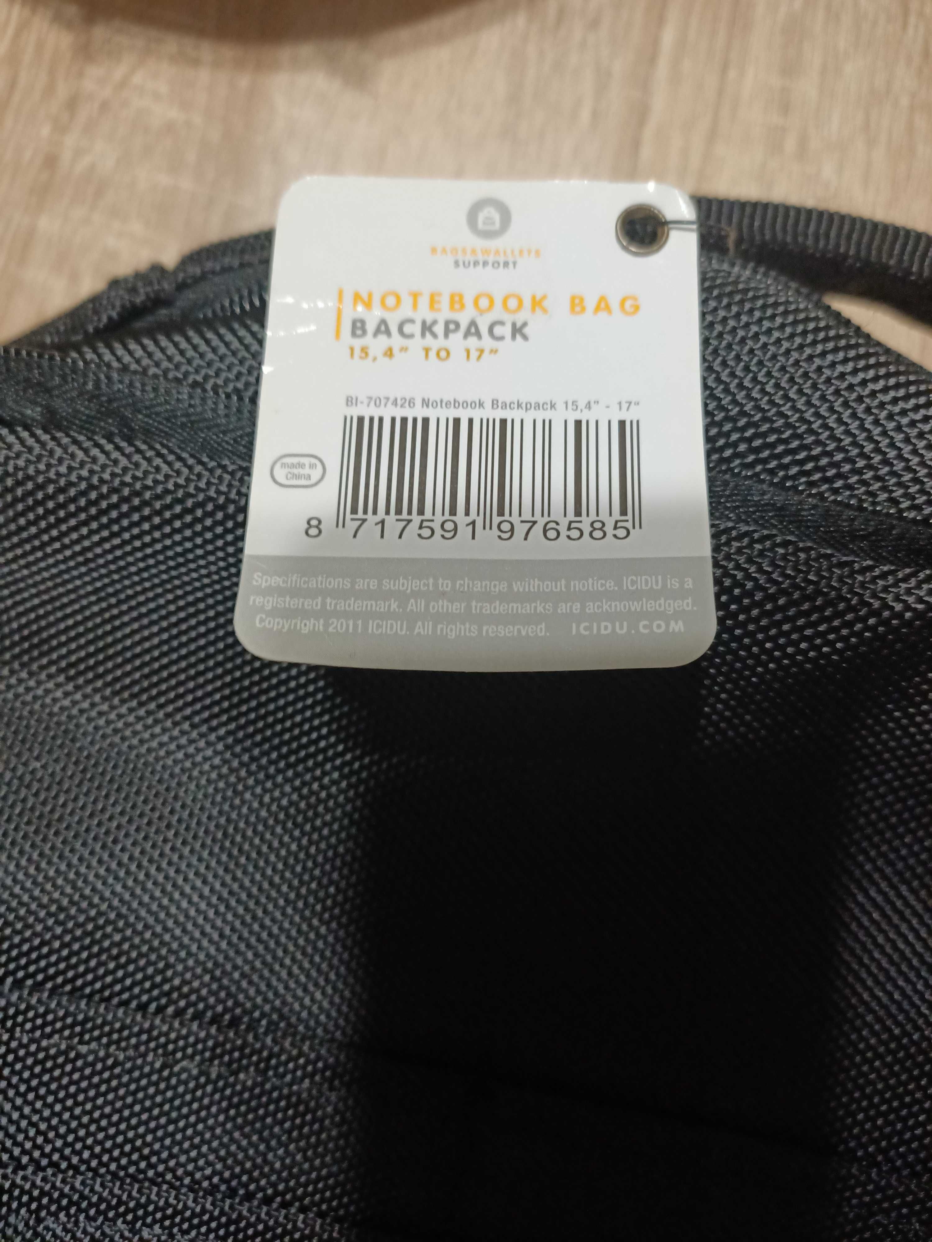 plecak na notebooka ICIDU 17 cali