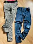 Leginsy do biegania x2sztuki + leginsy termo