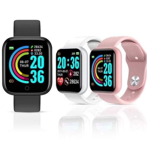Smartwatch D20S 2021 Unisex Tętno DUŻY WYŚWIETLACZ