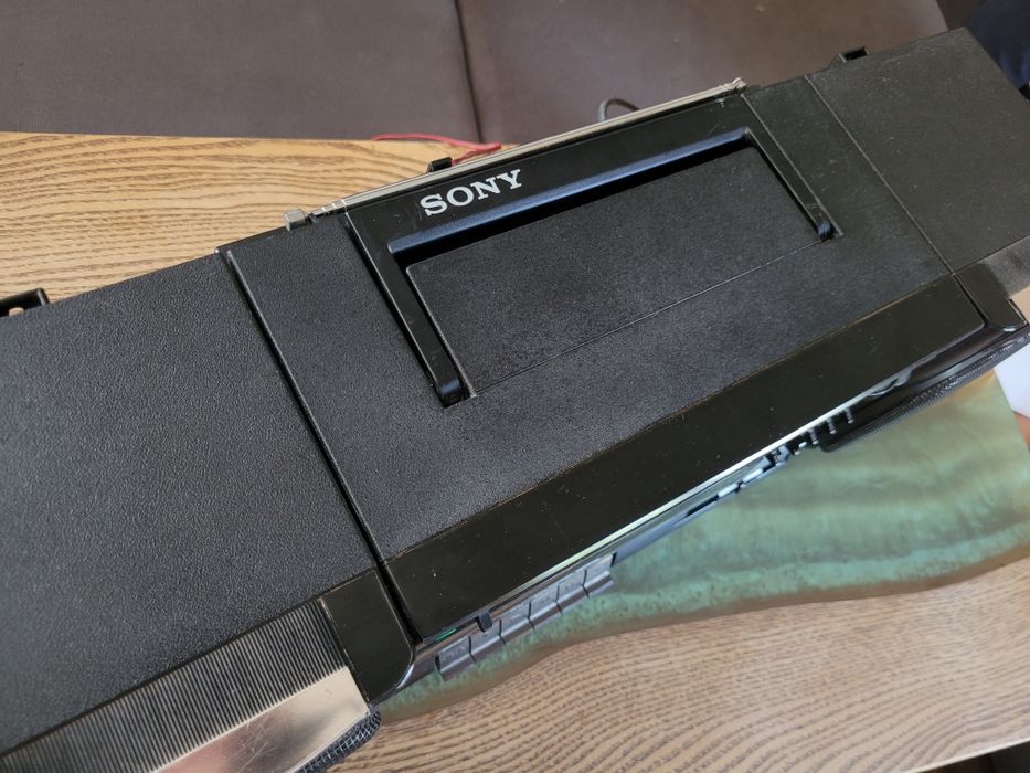 Retro 80' 90' Wieża Bombox Mini Radio FM Kasetowe PHILIPS CFS-1250L