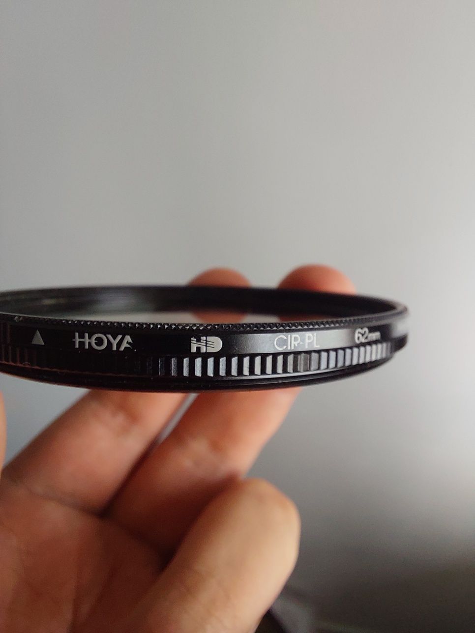 Filtro polarizador circular HOYA CIR-PL HD, 62mm, com caixa protetora