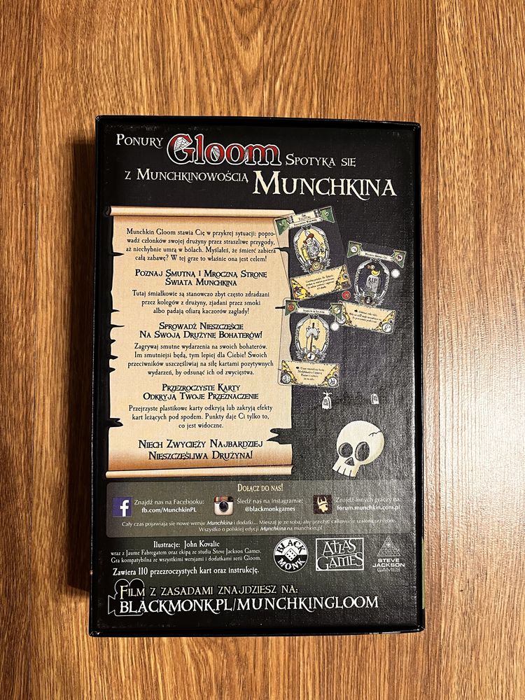 Munchkin Gloom - gra karciana