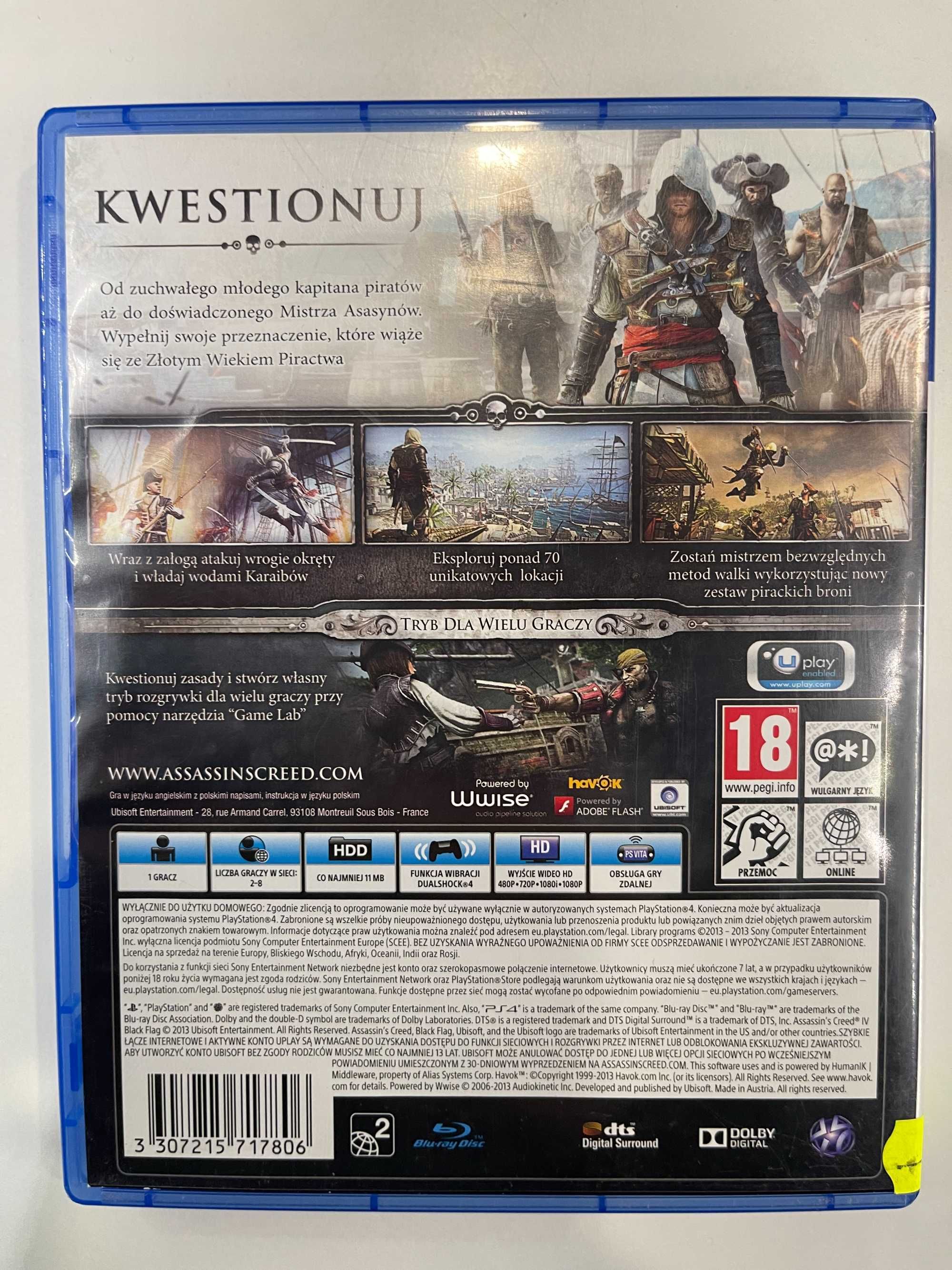 Assassin's Creed IV Black Flag PS4