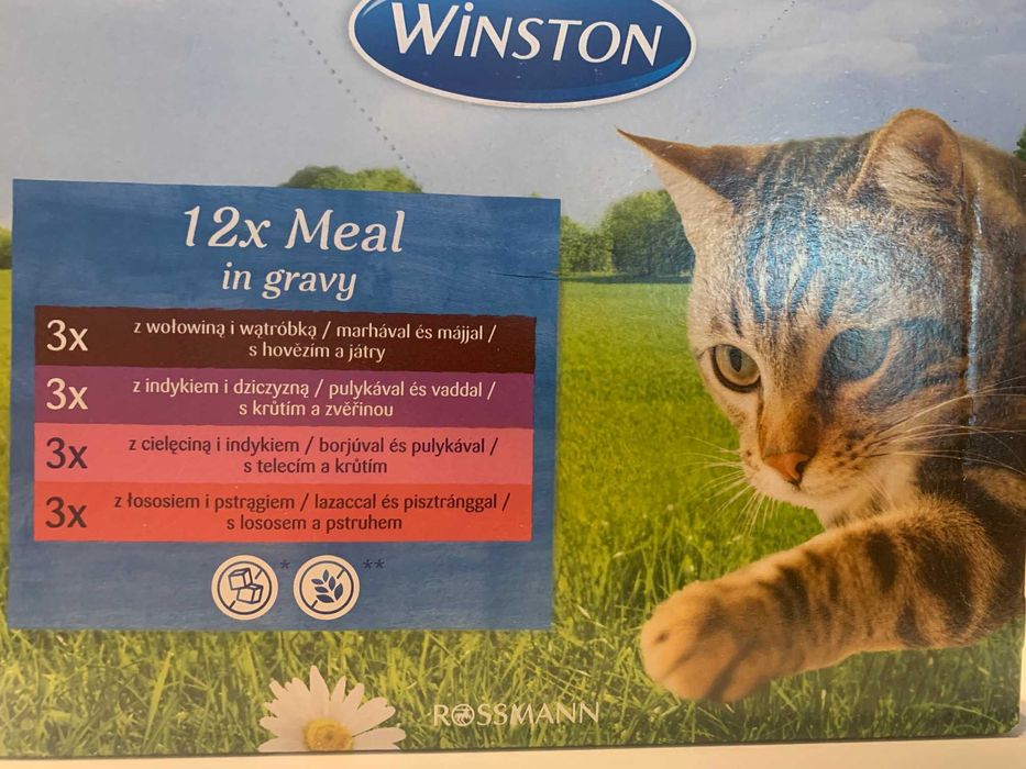 karma dla kota Winston 72x100 mix jelly i gravy