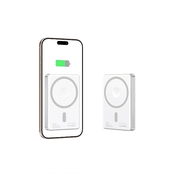 Powerbank Tech-Protect PB33 LifeMag MagSafe 5000mAH - srebrny