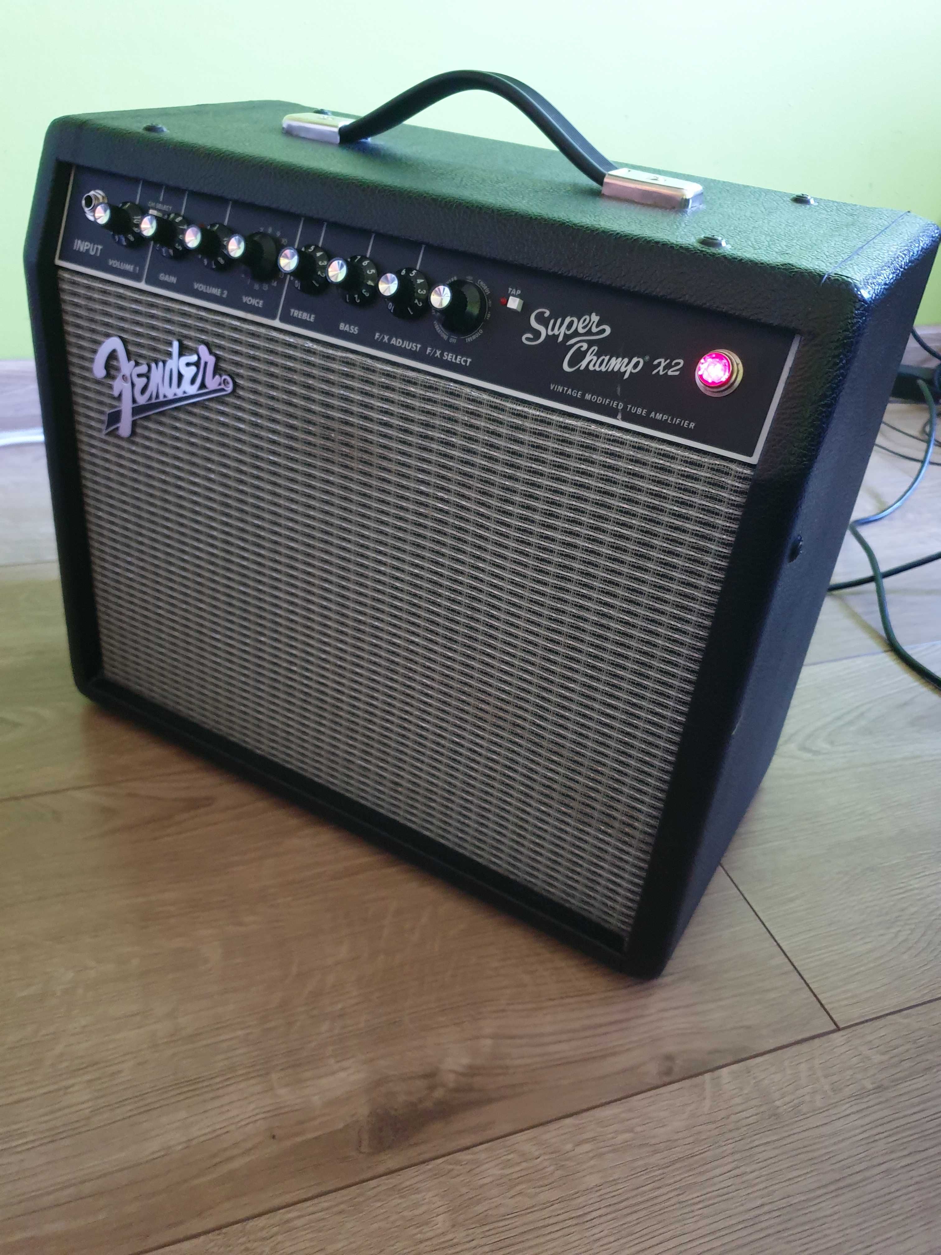 Wzmacniacz Fender Super Champ X2 z glośnikiem Eminence Ragin Cajun