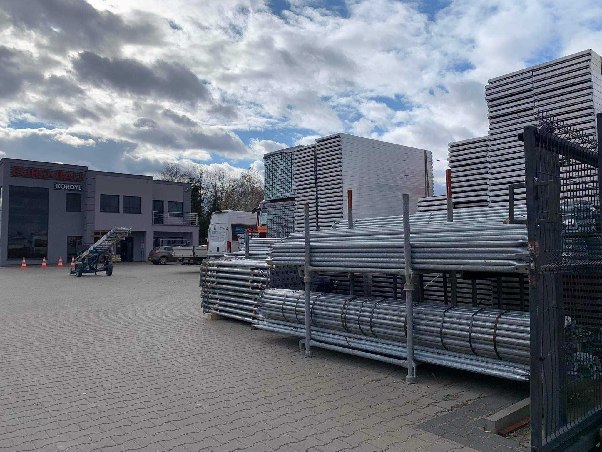 Rusztowanie elewacyjne fasadowe Plettac P70 6,5x54/351m2 nie używane