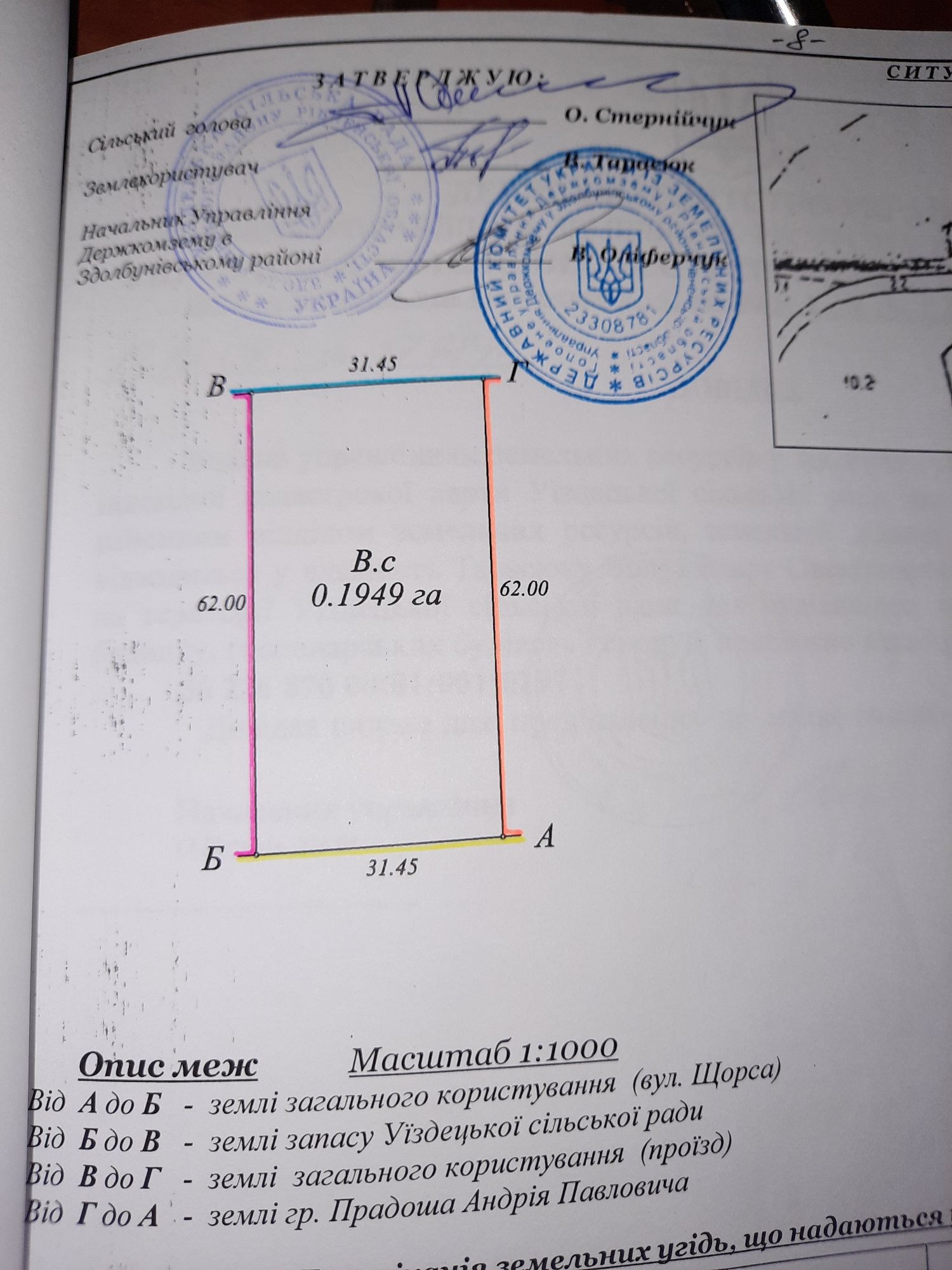 Продам земельну ділянку