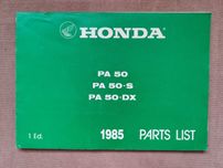 Katalog Części Honda PA50