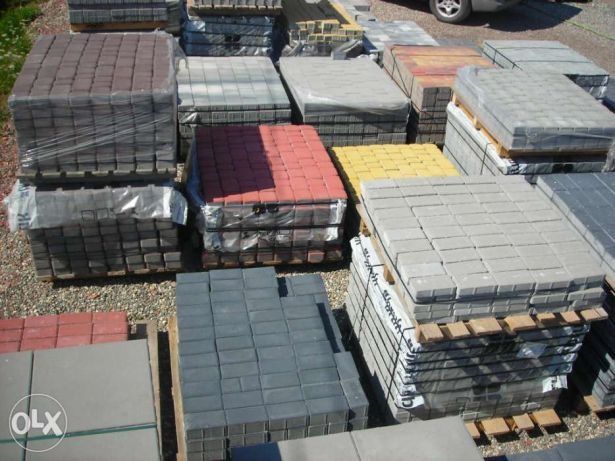 Kostka Starobruk 6cm Nostalit brukowa betonowa piasek żwir kruszywo