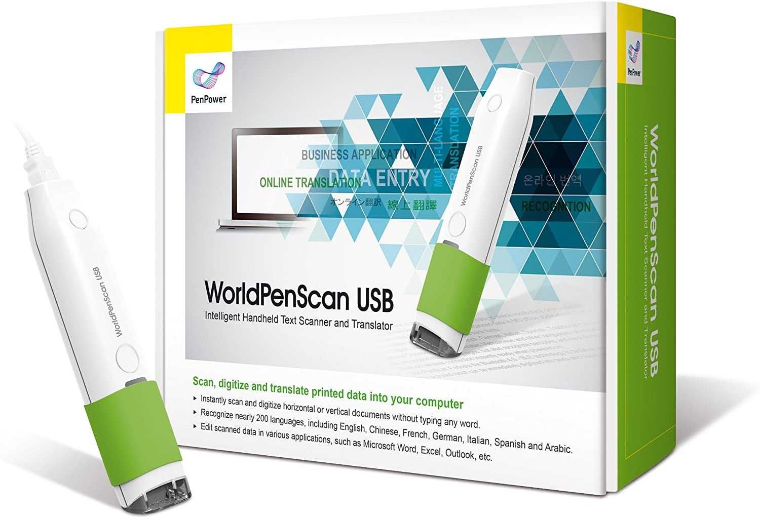 PenPower WorldPenScan USB SE Pen Scanner para Windows/Mac