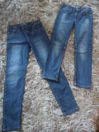 Okazja !  Dwie  pary  spodni  jeansowych  146