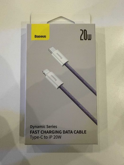 Oryginalny kabel Baseus Type-C do Lightning 1m – szybkie ładowanie 20W