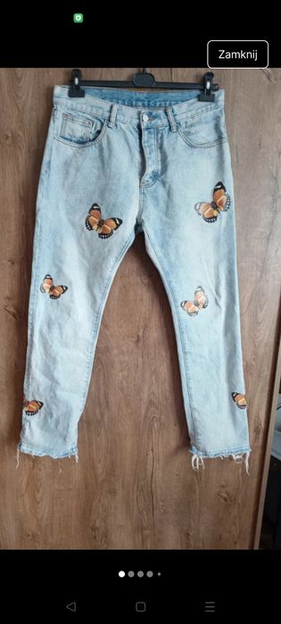Spodnie jeansowe męskie 34