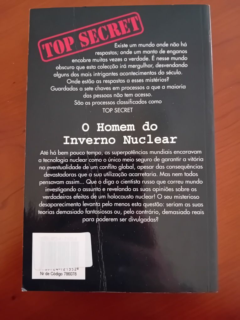 3 livros "top secret"