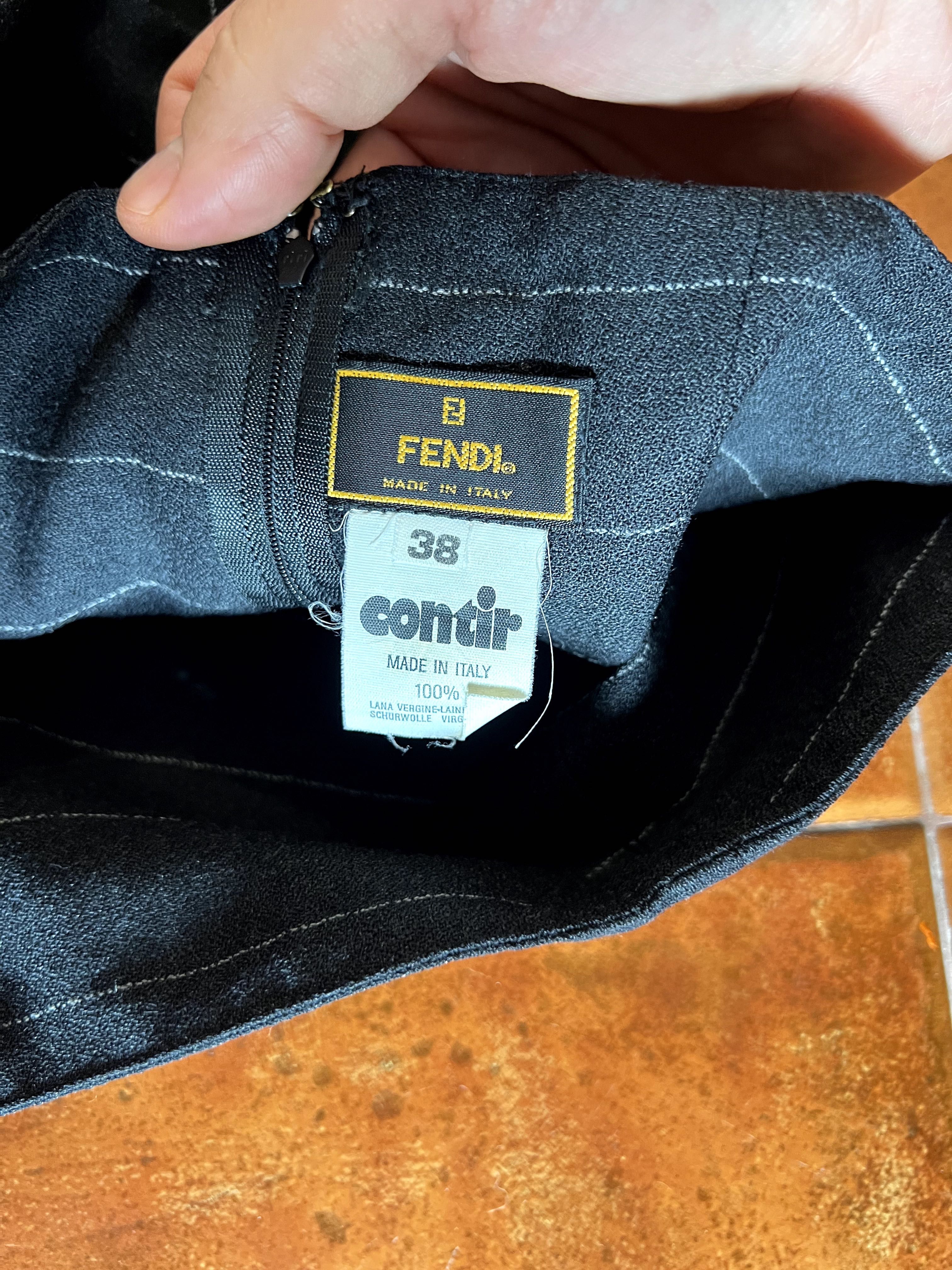 Saia Fendi lã 38
