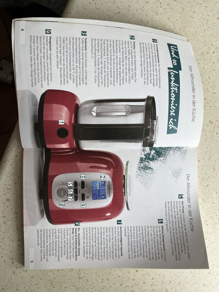 Gourmetmaxx Thermomix Thermo-Multikocher Premium 10w1