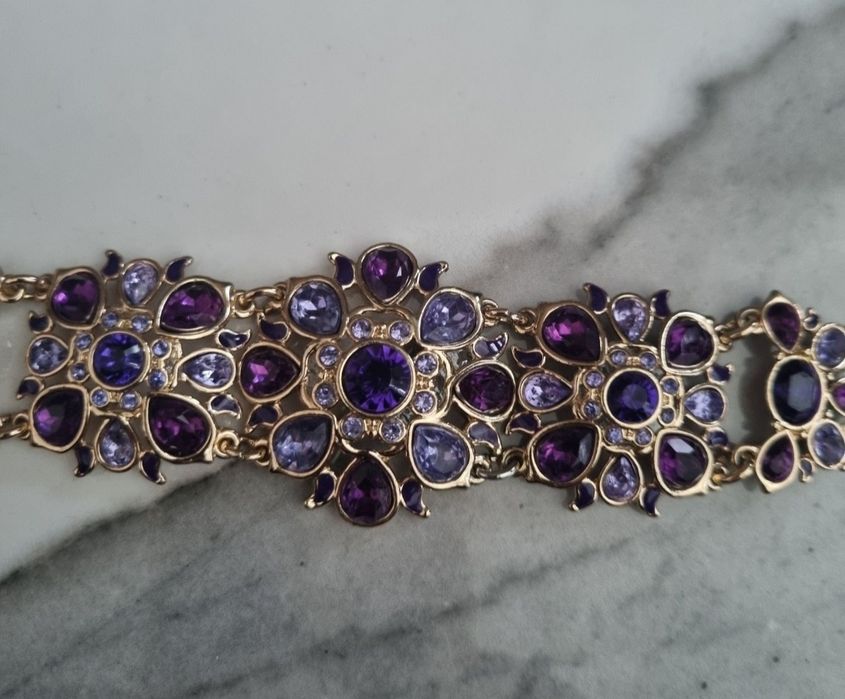 Piękna bransoletka  z kryształków