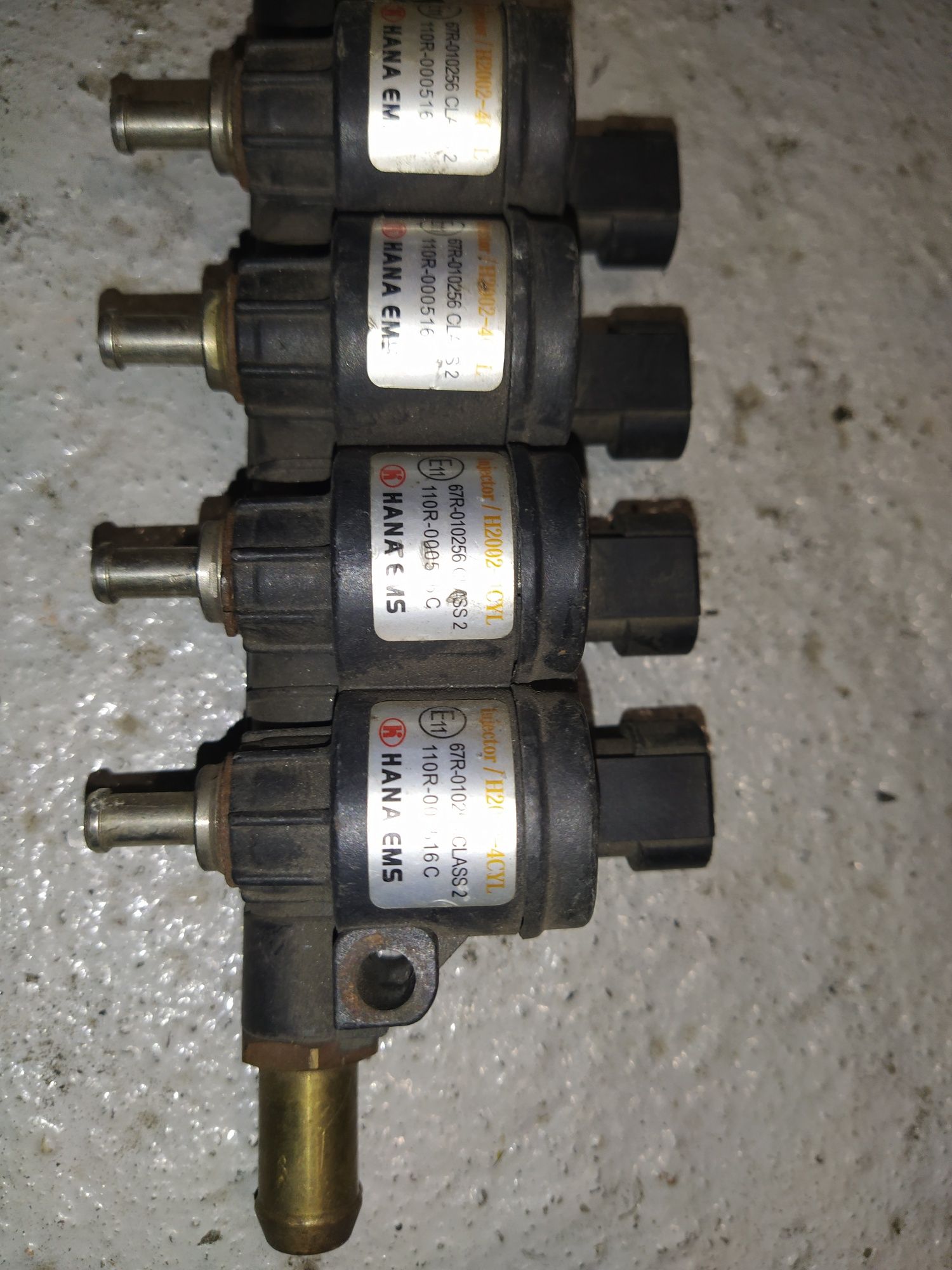 Wtryski wtryskiwacze LPG HANA 2002 Gold EMS