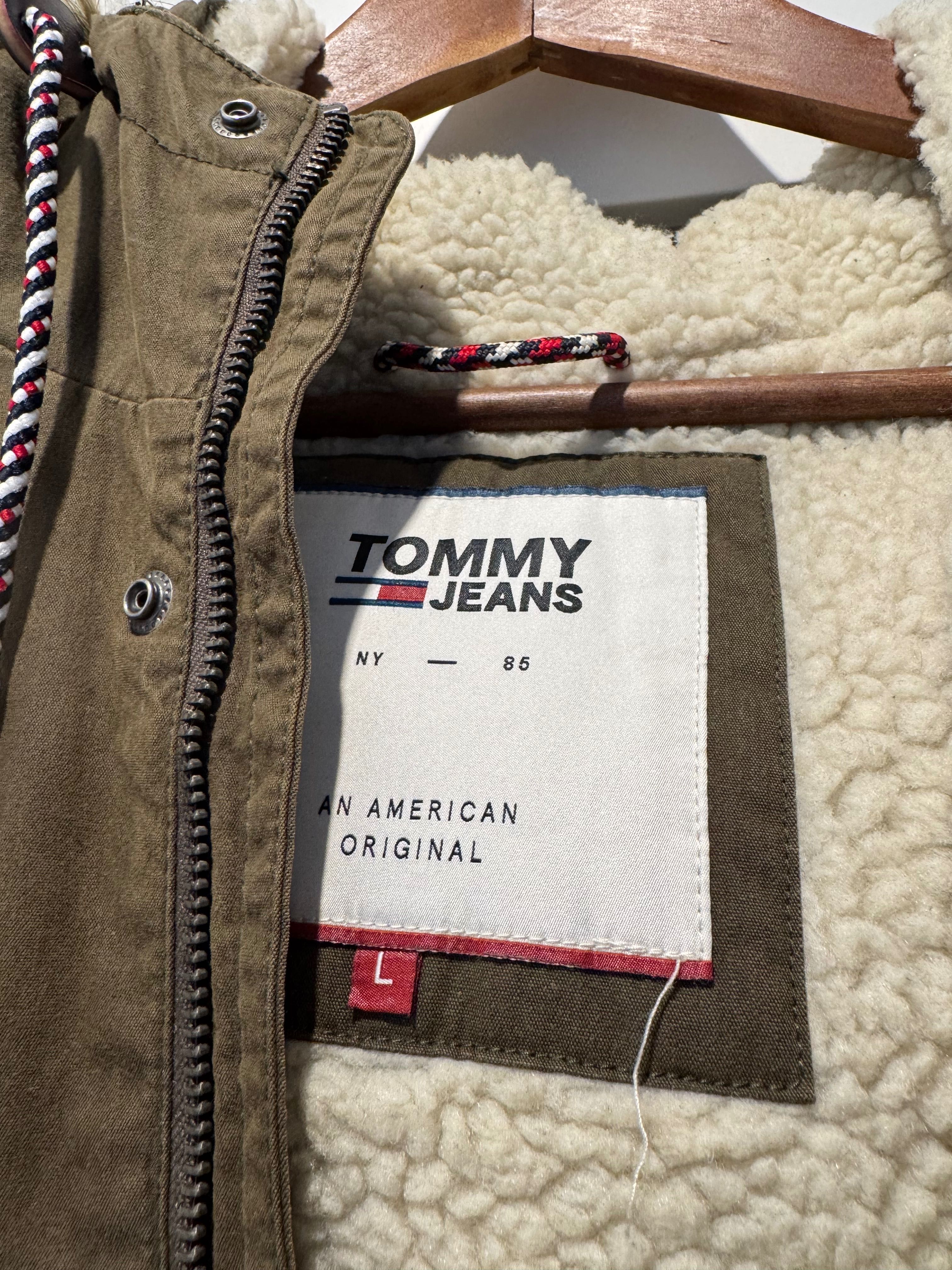 Tommy Hilfiger Jeans L kurtka Parka zimowa TJM LINED 2w1