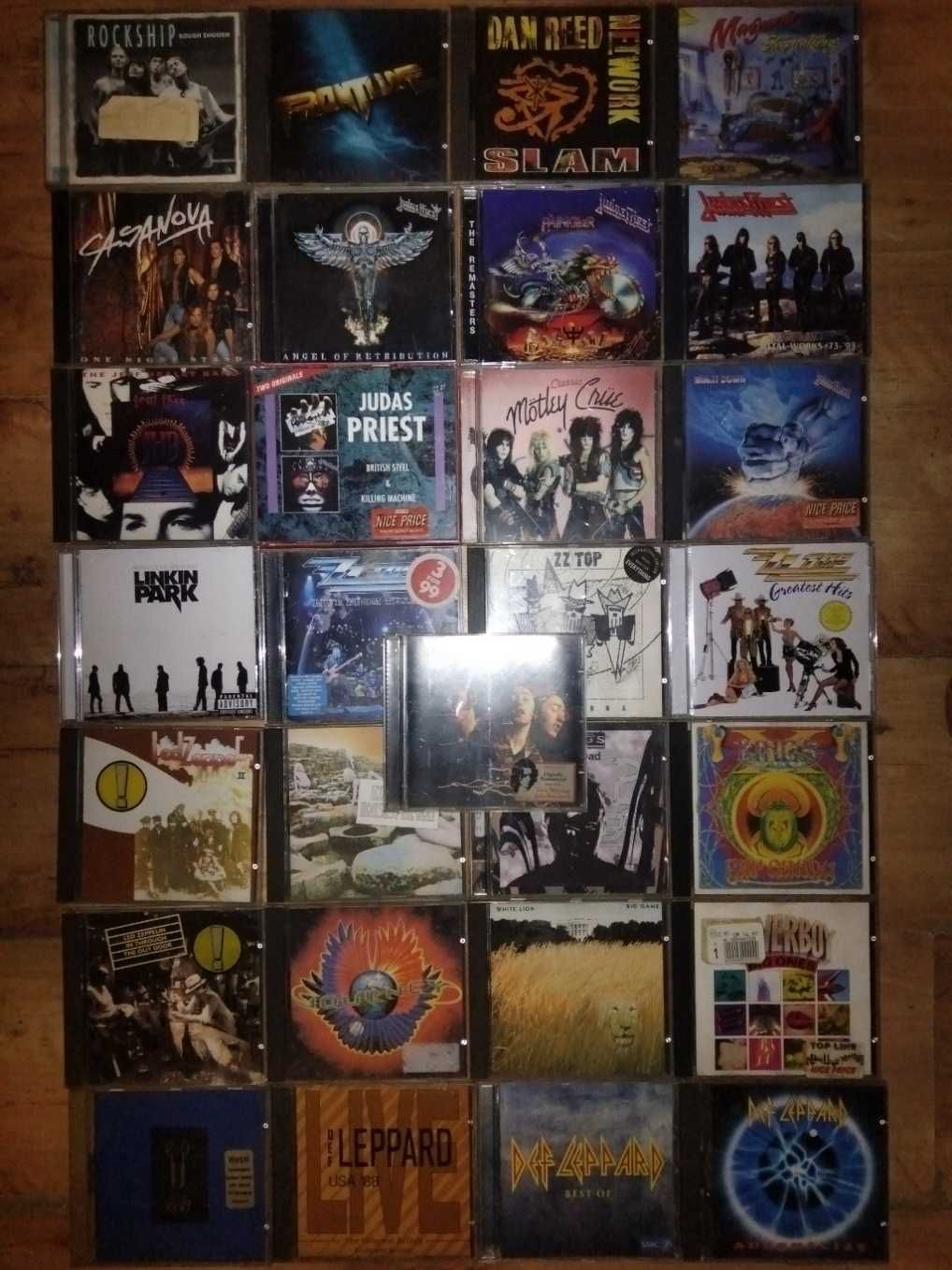 Zestaw cd Van Halen Metallica AC/DC Judas Priest Black Sabbath Ratt