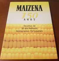 Livro de Culinaria Maizena antigo 50 melhores restaurantes Portugueses