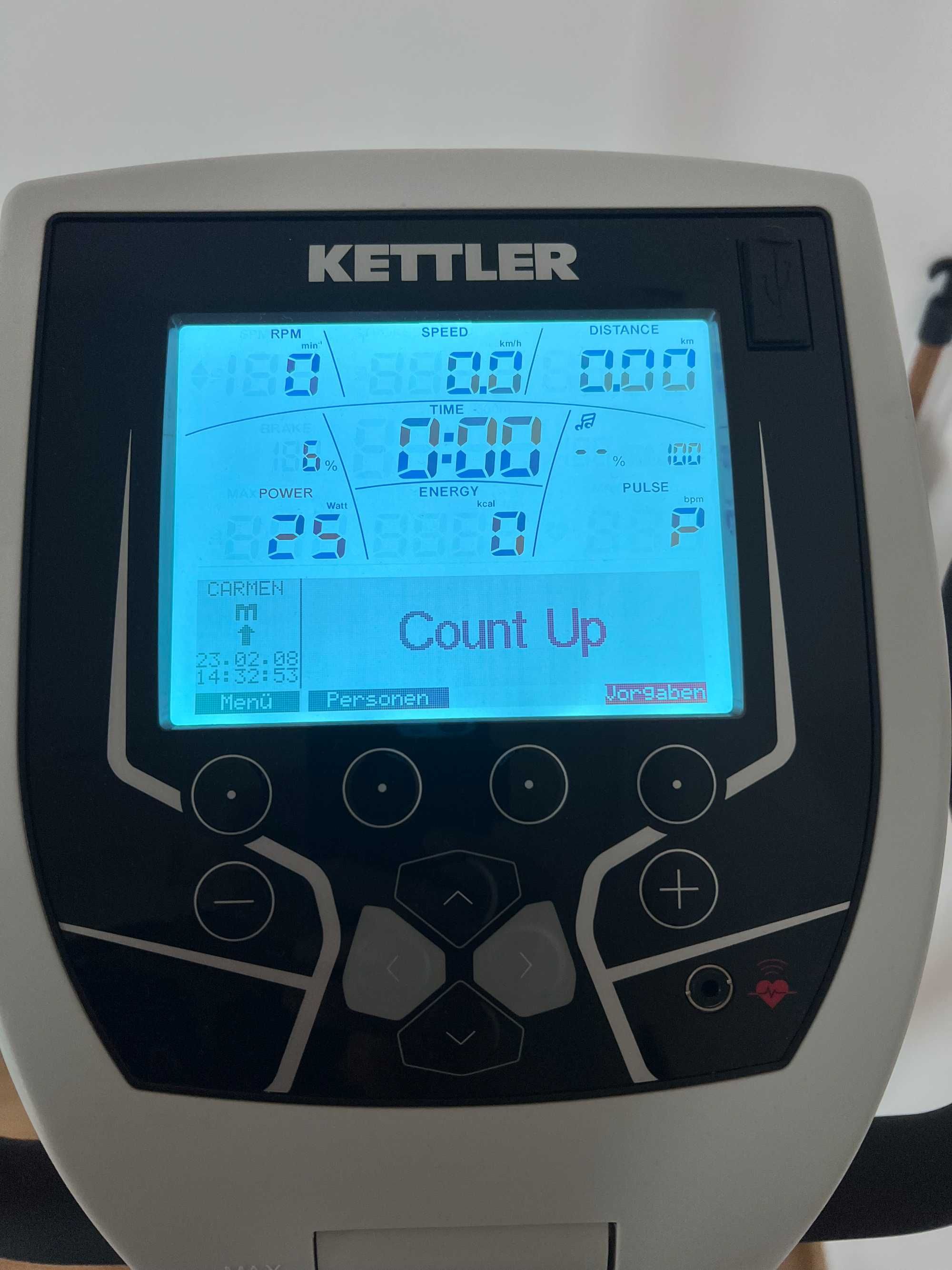 Kettler E7 rower treningowy stacjonarny wysoki model programy super st