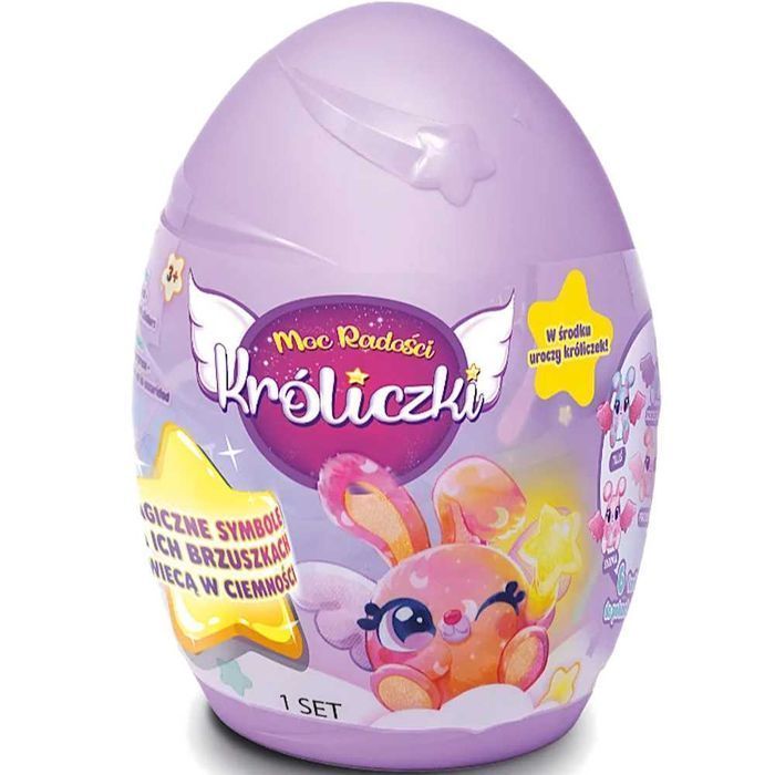 Moc Radości Króliczki Maskotka Niespodzianka Króliczek Wielkanocny