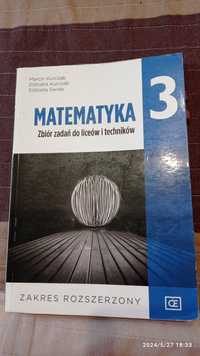 Matematyka 3 zbiór zadań zakres rozszerzony Kurczaba Świda