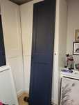 2 fronty Ikea Grimo Granatowe 239cm x 50cm niebieskie do szafy pax 238