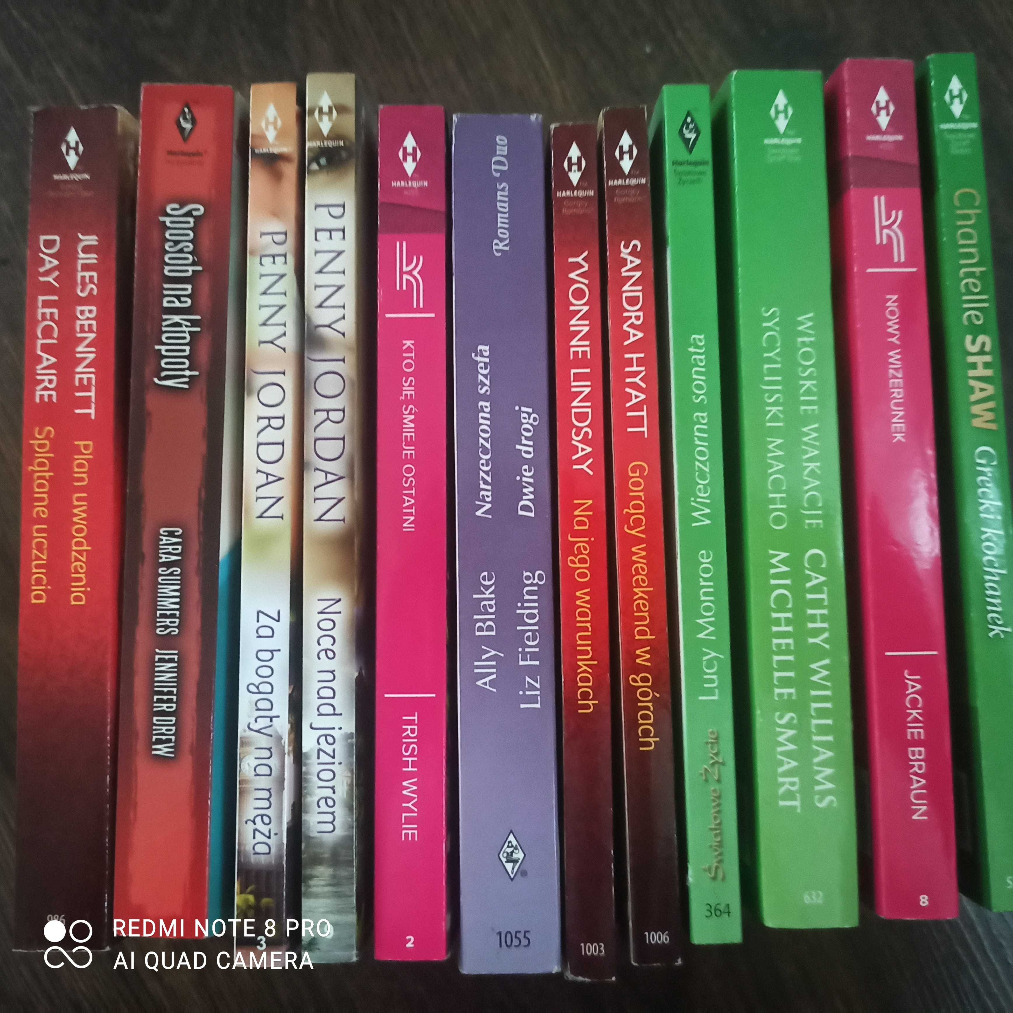 Harlequin romanse 12 tytułów Penny Jordan + gratis