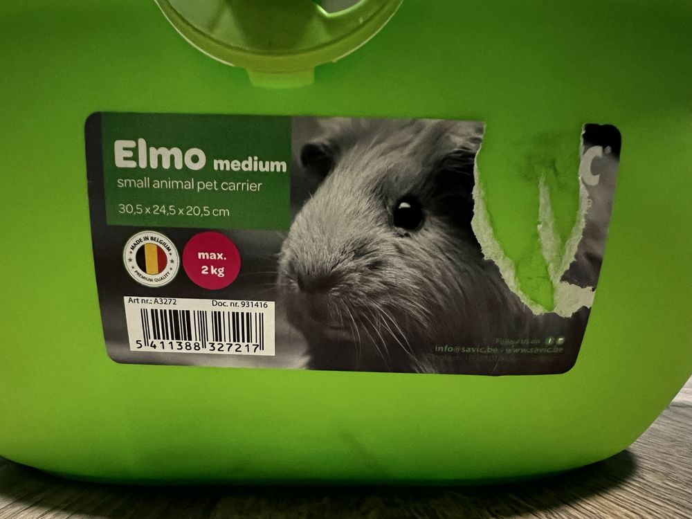 Transporter dla malych zwierzat - szczur, chomik, klatka Elmo