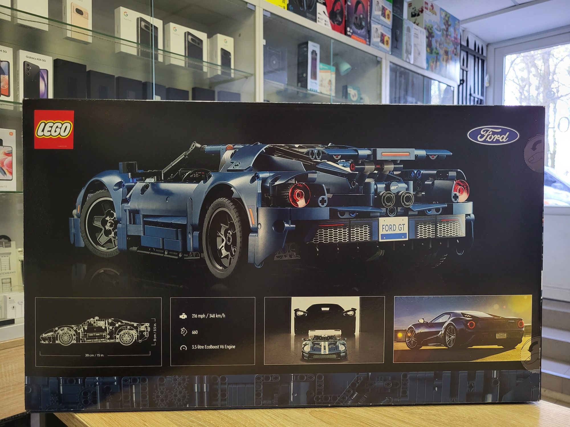 Конструктор LEGO Technic Ford GT 2022 1466 деталей (42154) Магазин!