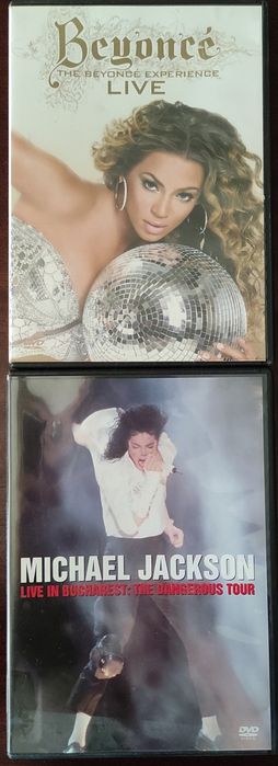 DVD Michael Jackson e Beyoncé