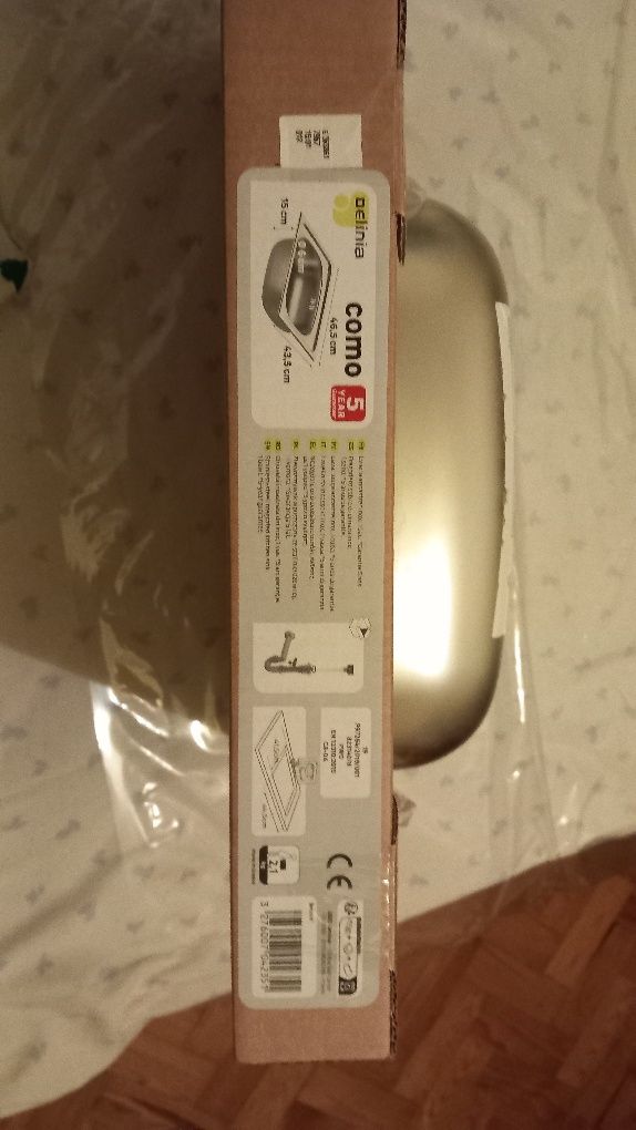 Vendo lava-loiças em inox com Sifão