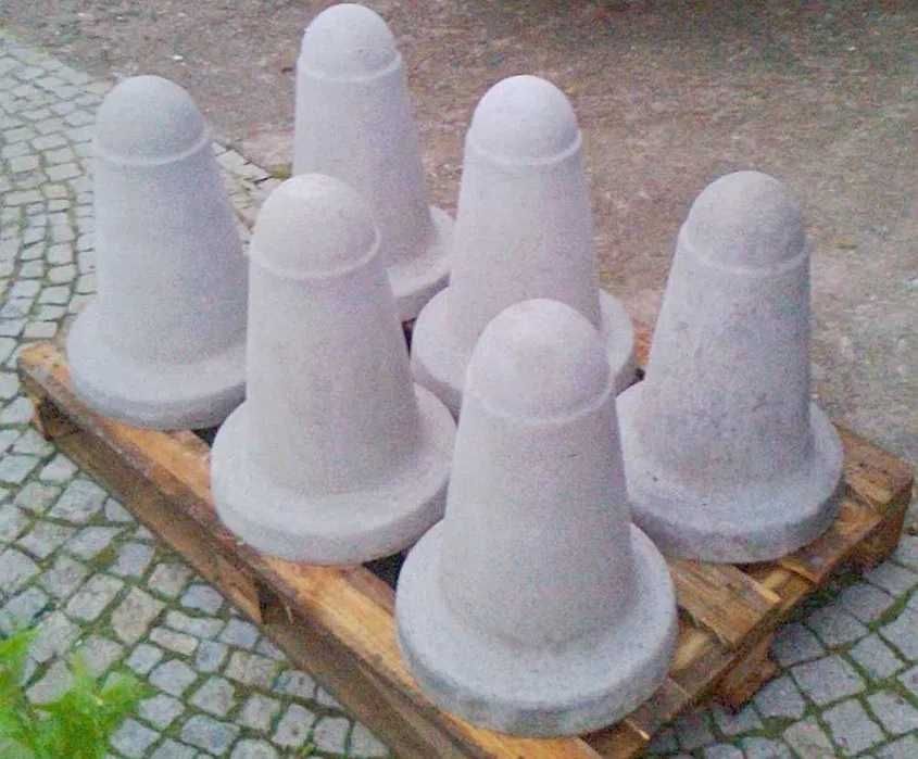 Słupki parkingowe betonowe, słupek parkingowy betonowy, pale, zapory