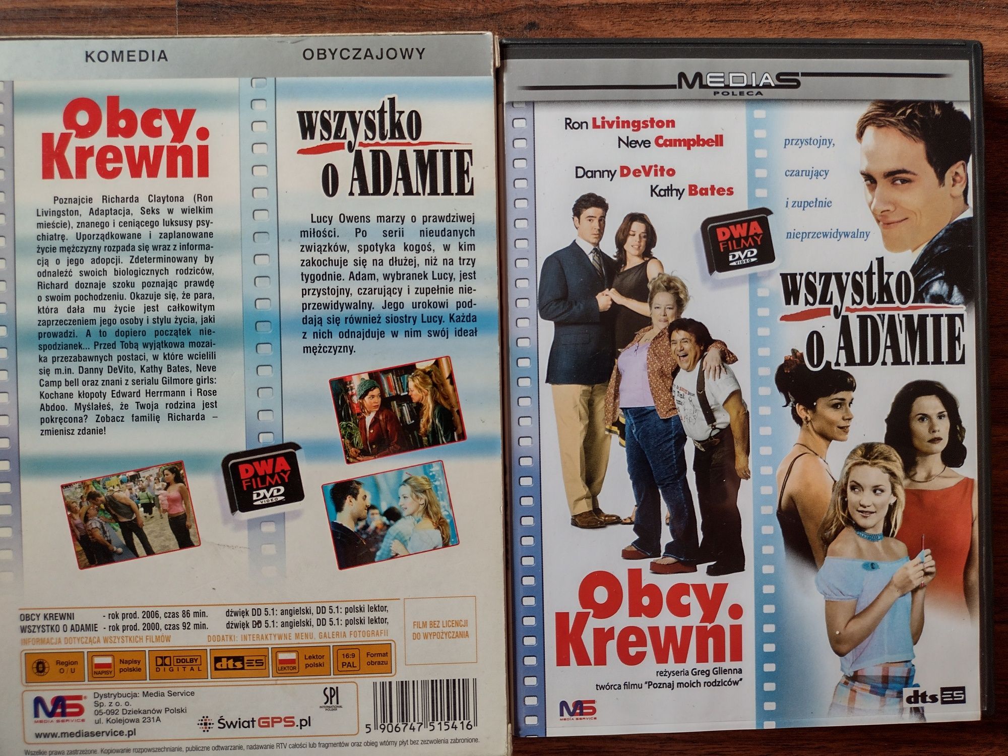 Obcy krewni / Wszystko o Adamie - zestaw 2 filmów DVD