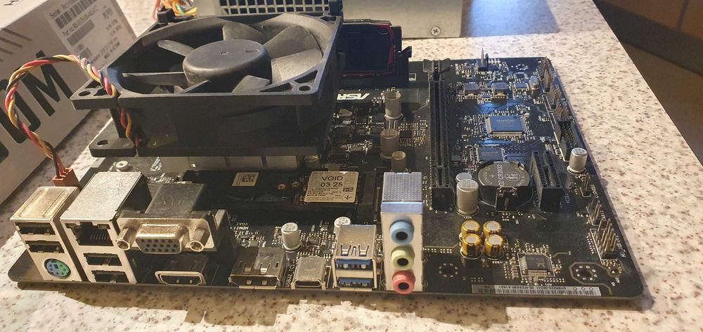 MINI ITX płyta Intel N100M 240GB NVME 16GB 1TB HDD Proxmox NAS serwer