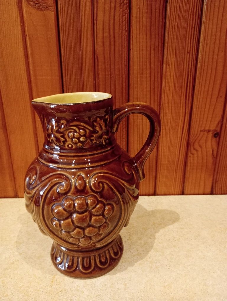 Dzbanek ceramiczny szkliwiony