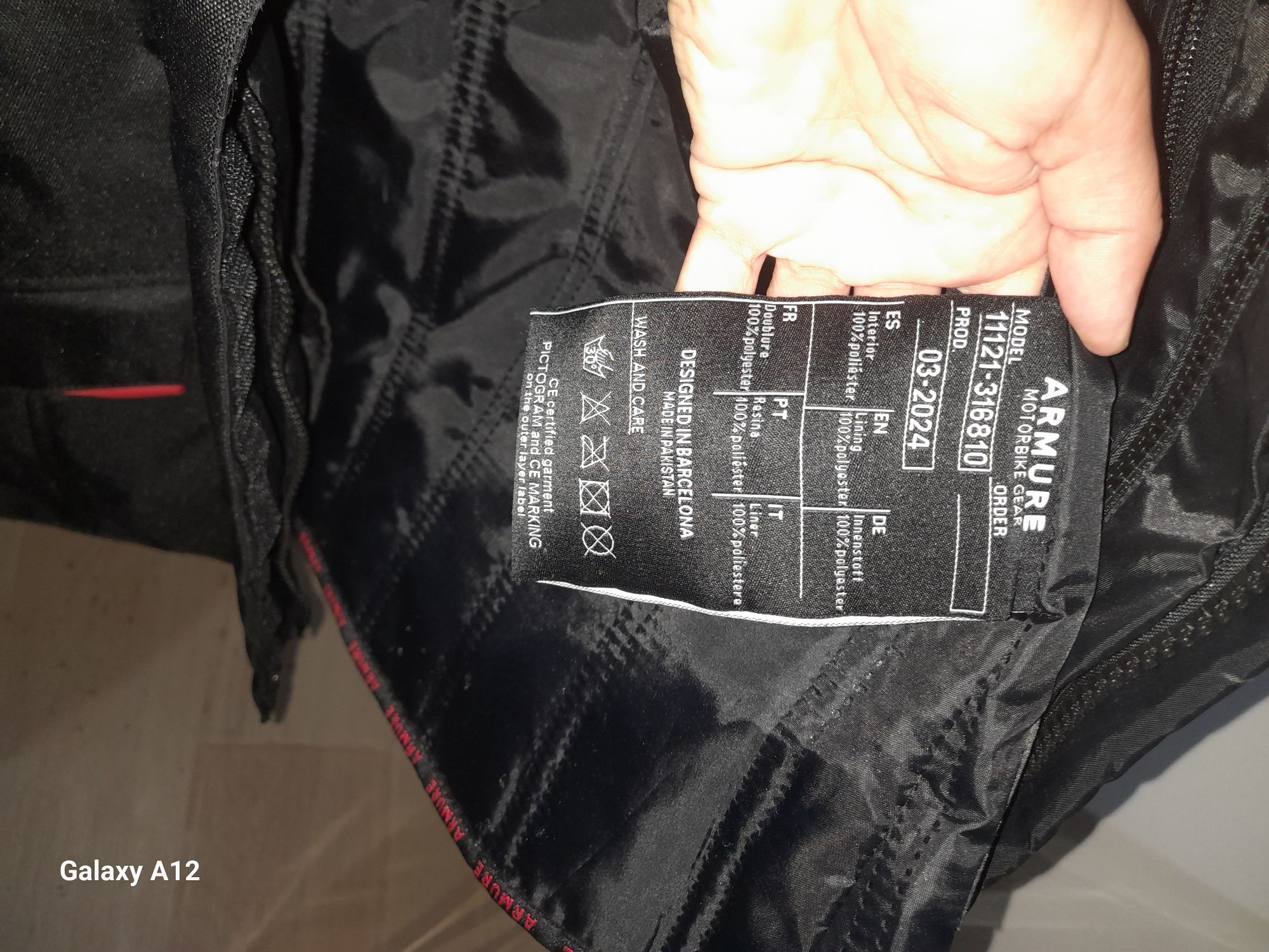 Casaco de motoqueiro impermeável