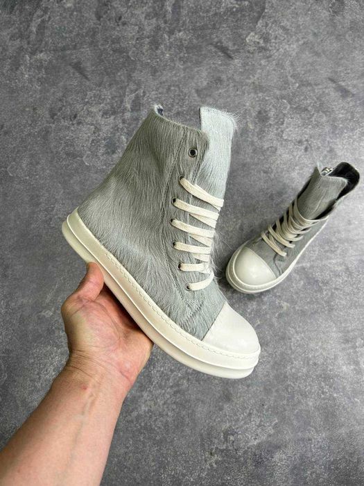 Кеди Rick Owens DRKSHDW laces sneakers ramones geobasket кеды 43 42 40