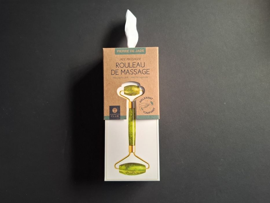 Pedra de jade facial para massagem - roller massajador