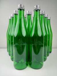 Butelka szklana zielona z nakrętką 0,7l - 29 sztuk